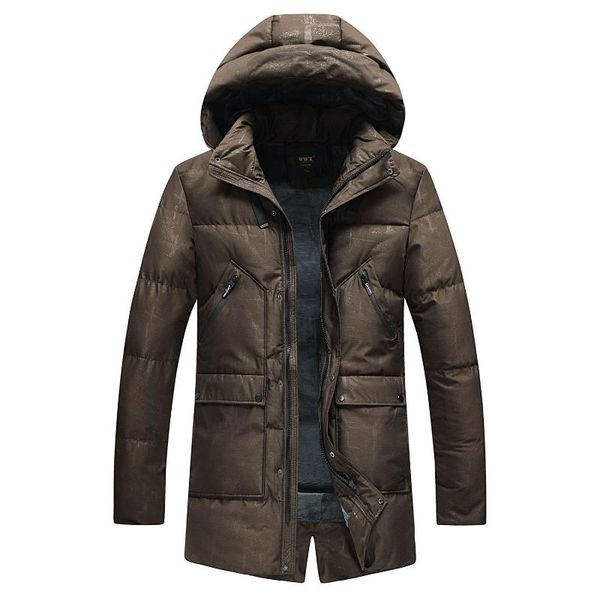 

увеличьте вниз махаон хлопка-проложенный одежды человек съемные даже hat водонепроницаемая сыпучие пальто multicolor дополнительный winter d, Black