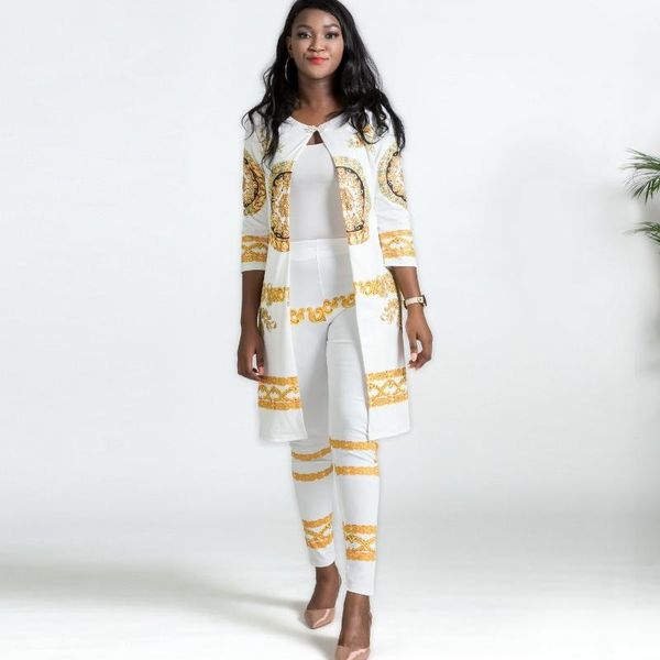 

2020 new african print elastic bazin baggy pants rock style dashiki sleeve famous suit for lady/women coat and leggings 2pcs/se, Red