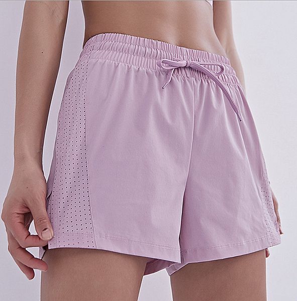 

new selling anti walking pants fake two piece sports shorts quick drying and ventilating running shorts yoga fitness shorts, White;red