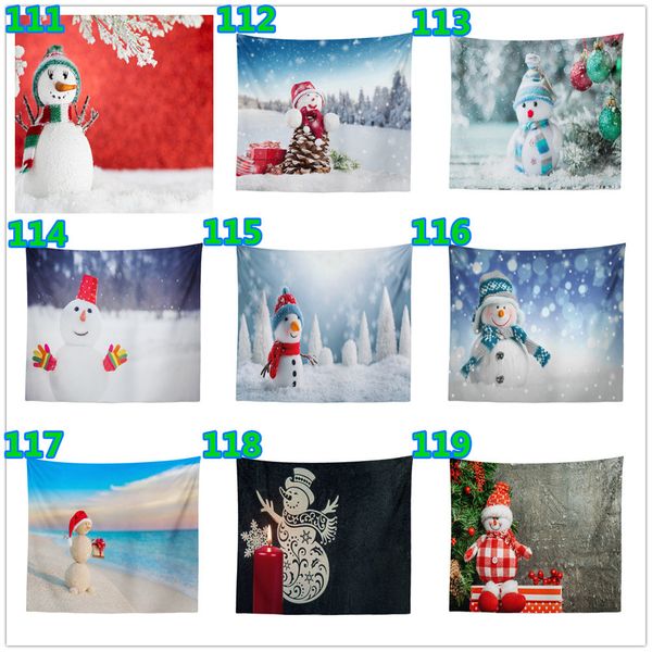 

бесплатно индивидуальные полиэстер гобелен 500 стили 150 * 130 см пляжное полотенце йога мат продвижение подарок реклама рождество снеговик