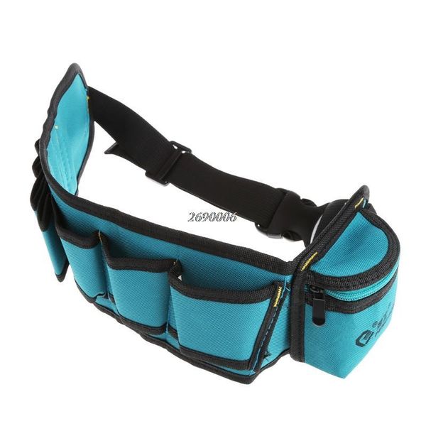 

multi-pockets waist utility belt organizer bag tool slot screwdriver carry case apr11_25