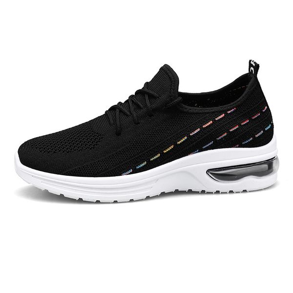 

breathable mesh women shoes woman air cushion sport sneakers women flats ladies shoes womens running trainers sapato feminino, Black