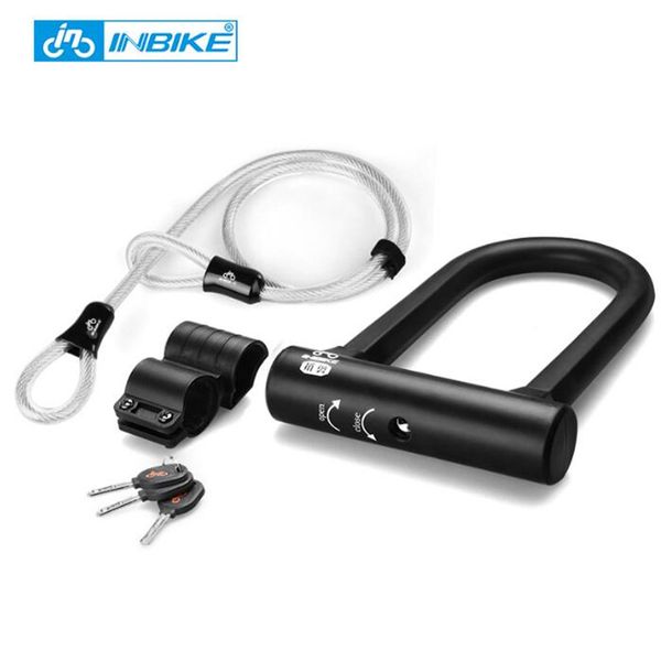 

inbike bike u lock steel mtb road bike bicycle lock anti-theft heavy duty u-locks ul319a