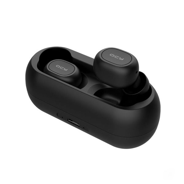 

Мини Bluetooth Наушники QCY T1C с Микрофоном Беспроводные Спортивные Наушники Гарнитура с Шумоподавлением и зарядная коробка Бесплатная доставка по DHL