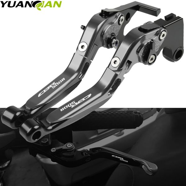 

motorcycle accessories cnc adjustable extendable brake clutch lever handle for cbr500r cbr 500r cb500f x 2013 2014 2015