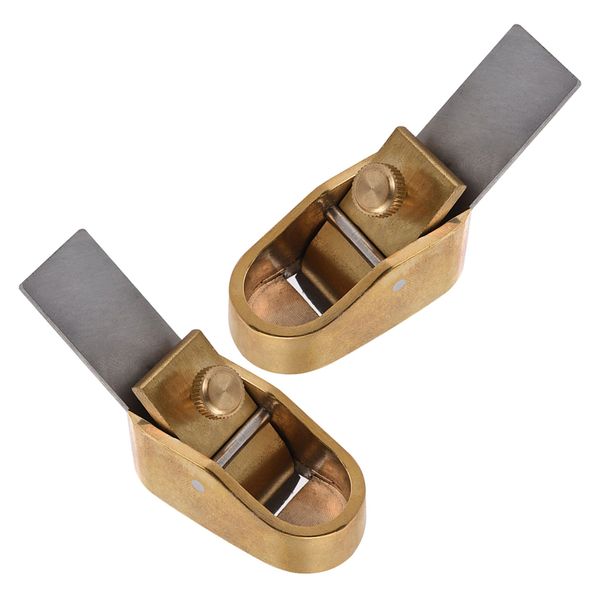 

2 x curved woodworking plane cutter for violin viola cello wooden instrument