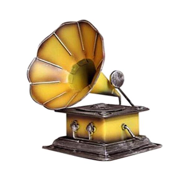 

vintage gramophone decoration recorder player speaker 3 colors
