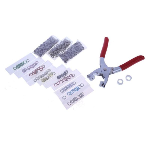 

100sets metal prong snap buttons (10 colors) with plier installation tool, Black