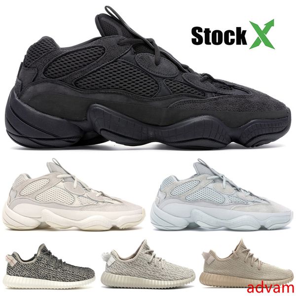 

500 bone white kanye west mens womens designer shoes utility black super moon yellow blush salt 500 stock x running sneakers