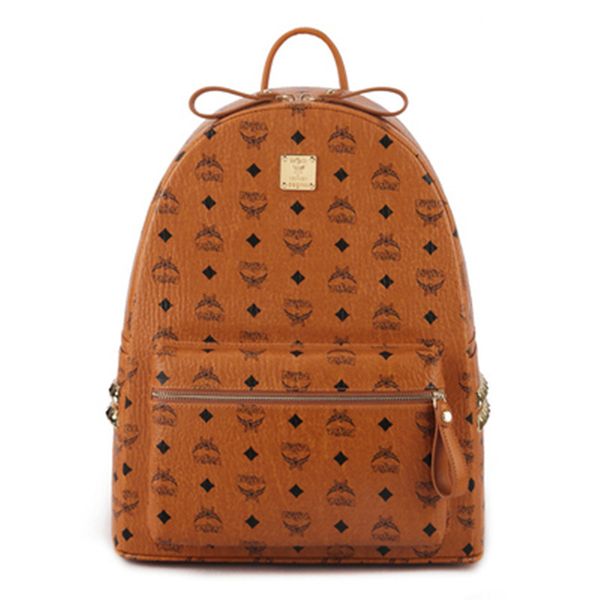 

stark visetos side rivets big small black brwon classical famous backpack women men leather school bags weekend bag shoulder handbag