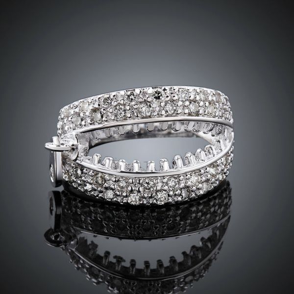 

jewelry originality zipper head diamond lovers ring ornaments, Silver