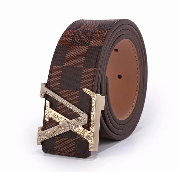 

2019 new designer business belt imported women'sbelt transport lllvvv, Blue;gray