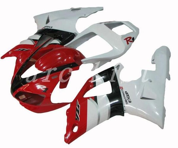 

новые комплекты abs fairing fit для yamaha yzf-r1 98 99 yzf1000 1998 1999 r1 обтекатели набор пользовательских красный черный белый
