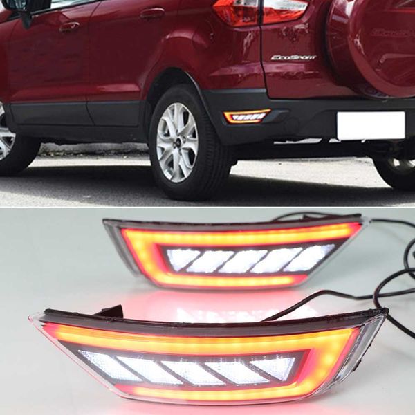 Para Ford Hatchback Foco 2009-2013 para Ecosport 2013-2018 para Kuga Fuga 2013-2018 cauda pára-choques traseiro lâmpada refletor luz de nevoeiro