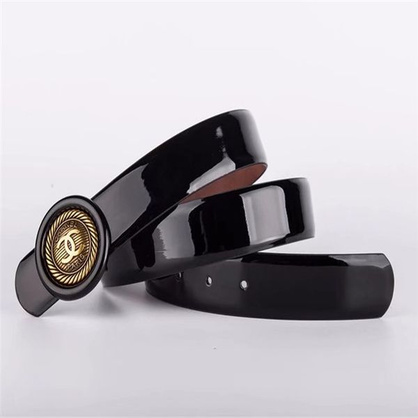 

2019 new europe brand designer casul kids pu leather belts, Black;brown