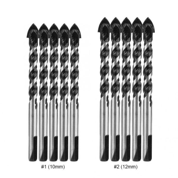 

5pcs multifunctional drill bit triangle shank multifunction twist drill bits for ceramic tile woodworking