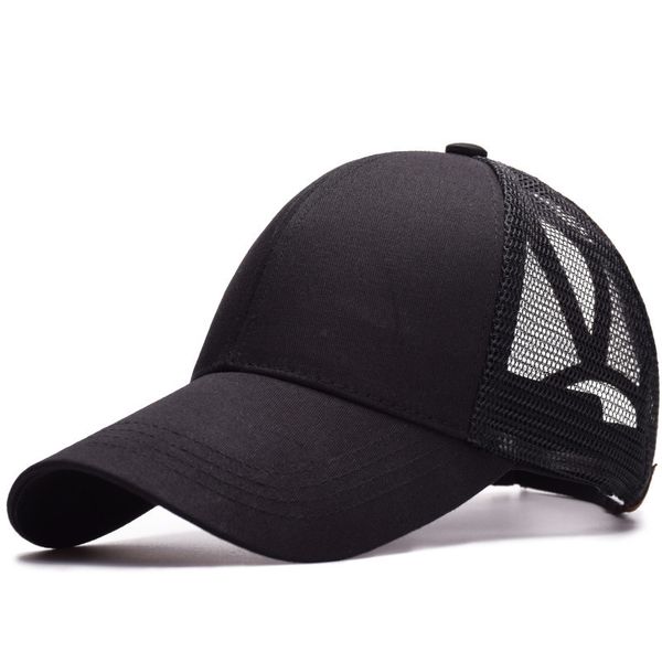

fashion girls ponytail baseball caps women summer mesh breathable snapback cap bone sunhat gorras de beisbol adjustable, Blue;gray