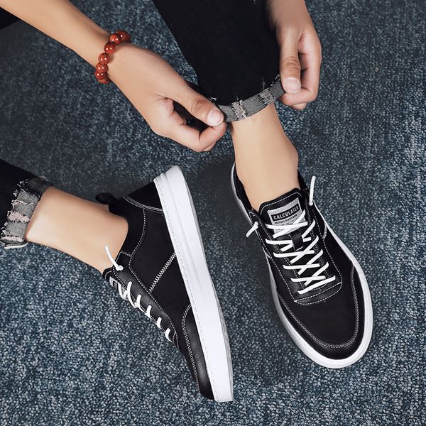 

summer loafers man footware mens leisure classic espadrilles breathable footwear lightweight adulto sports sport trainers guys, Black