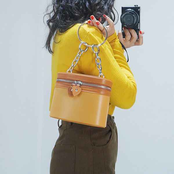 

2020 box bags large capacity evening handbags chain metal handle tote hand bags messenger shoulder