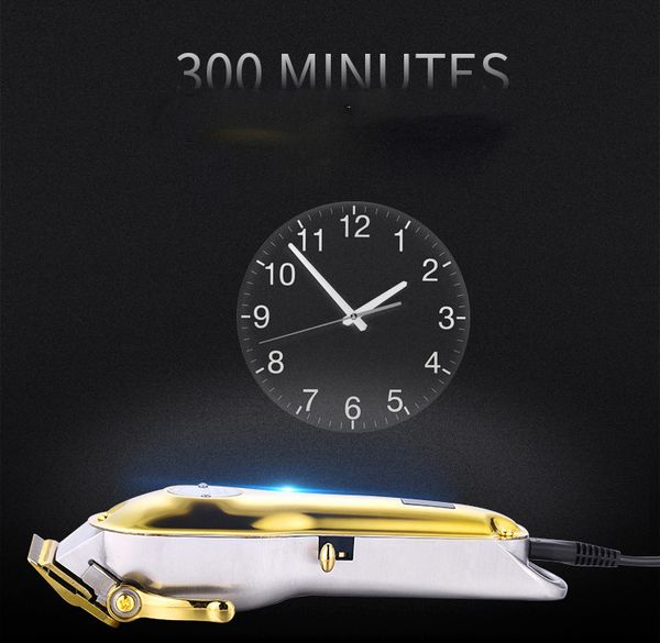 

cortapelos cuchillo de barba kemei 1986 all-metal barber professional hair clipper electric cordless lcd hair trimmer gold silver hair c