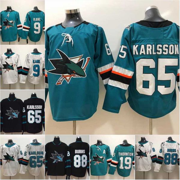 

Mens 65 Erik Karlsson 88 Brent Burns Jersey 39 Logan Couture San Jose Sharks 8 Joe Pavelski 19 Joe Thornton 9 Evander Kane Hockey Jersey