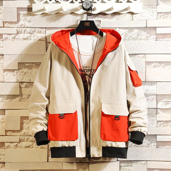 

2019 осень весна тонкий цветочный весна куртка мужчины streetwear bomber большой размер одежды, Black;brown