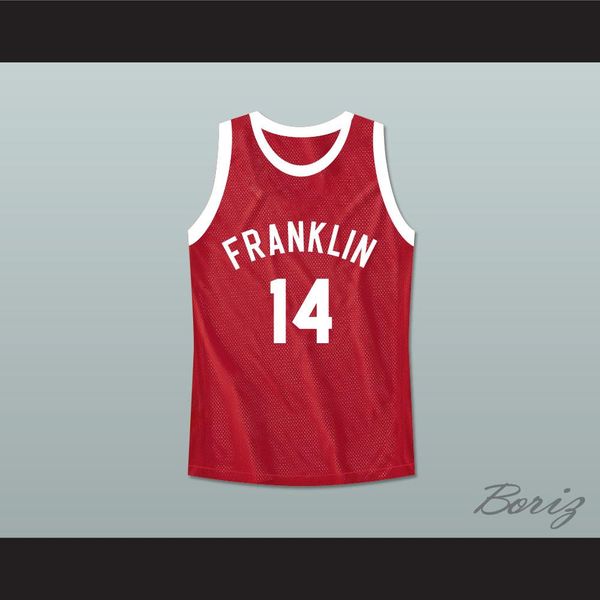

Don Cheadle Earl The Goat Manigault 14 Benjamin Franklin High School Basketball Jersey Rebound