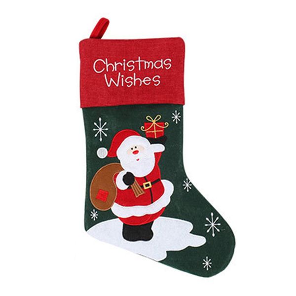 

christmas decorations children's large christmas stockings mall window hanging ornaments gifts
