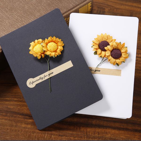 

father's day universal greeting card blessing card personality dried flower creative greeting