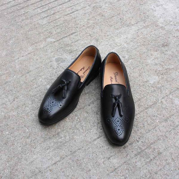 

little boys party shoes size 5 leather school shoes children loafer slip on dress kids footwear brown, Black;grey