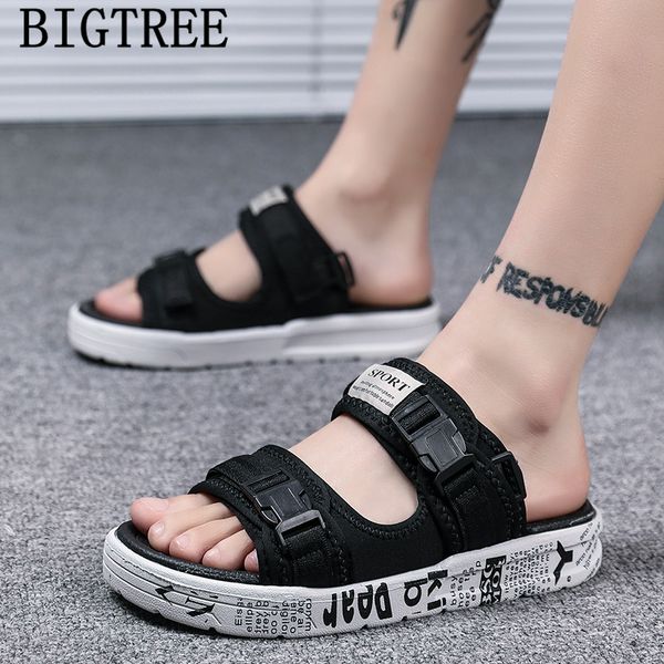 

mens sandals summer gladiator sandals for men designer shoes brand fashion open shoes men's casual buty damskie, Black