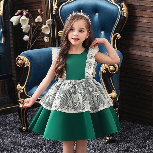 

vestido dress girl princess halloween kids dresses for girls sukienki roupas infantis menina costume robes frocks party navidad, Red;yellow