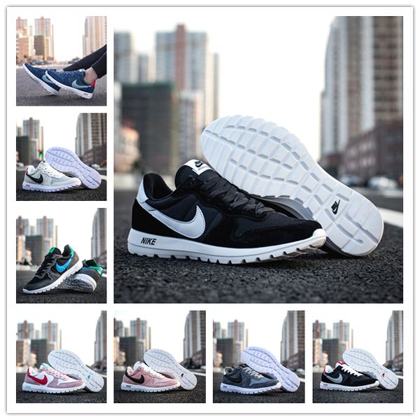 

with sport watch] 2020 mens casual running shoes sneaker women shoes mens waffles sports shoe breathe y internationalist ing