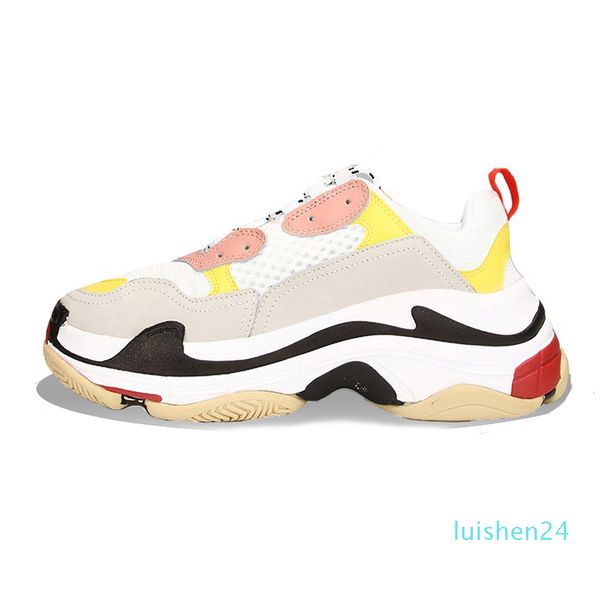 

triple-s designer paris sneakers for men women black red white green casual dad shoes tennis increasing sneakers 46-45 l24