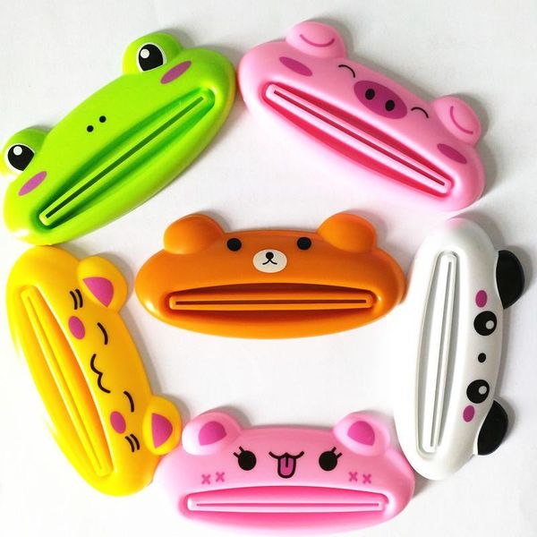 

1pc animal cute toothpaste squeezer multifunctional squeezer toothpaste plastic cream tube squeezing dispenser organizer