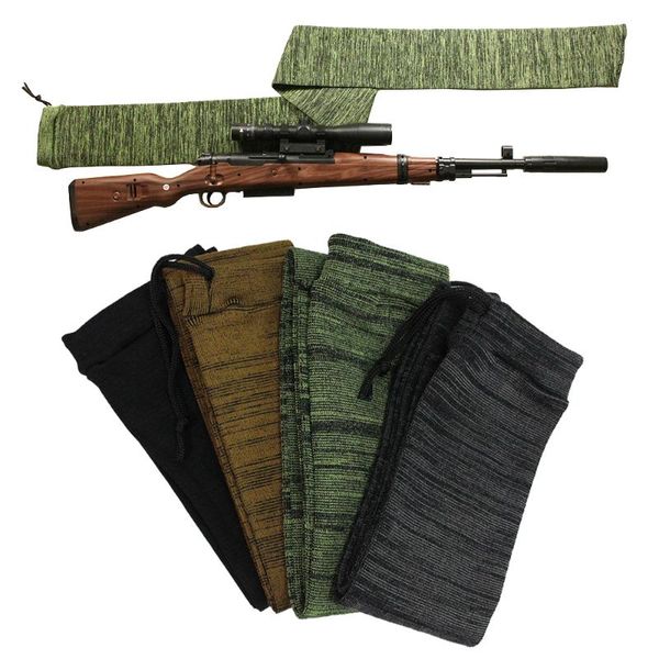 

tactical gun sock shooting hunting protection sock rifle gun case dustproof silicone treated knit holster, Camo