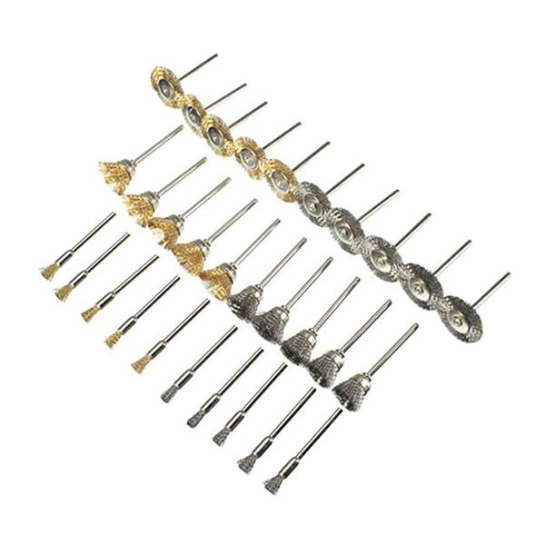 Professional Brass Wire Brush Jewellery Cleaning Grinding Buffing Polisher Tools