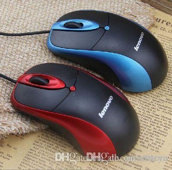 

lenovo mice mini usb wired 3d optical usb gaming mouse for computer lapgame mouse with retail box 50pcs dhl shiping free