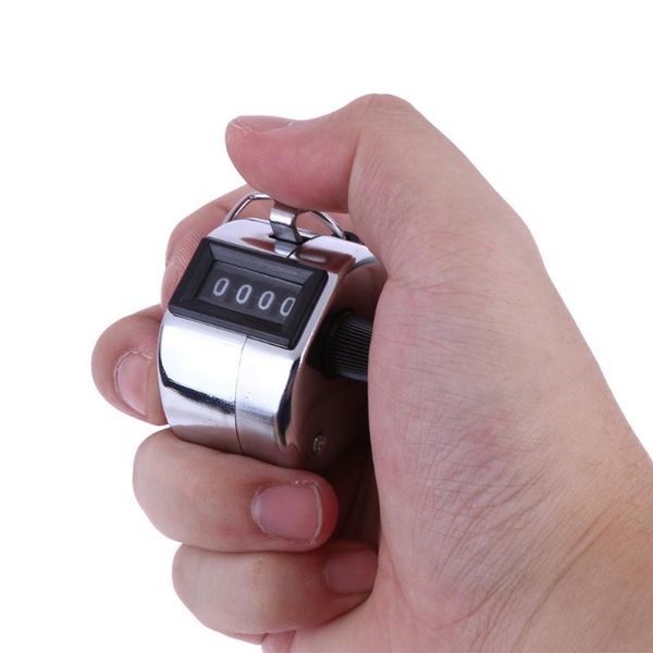 

digital hand tally counter 4 digit number manual counting golf clicker small mechanical training counter tools
