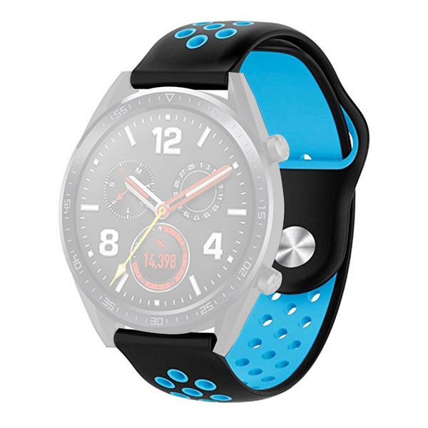 

replacement wrist band bracelet adjustable fashion sports classical soft silicone watch strap casual gift for huawei, Black;brown