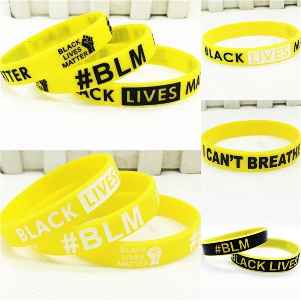 

black lives mattersilver plated silicone bracelet bangle stainless steel buckle id tag cross men jewelry bs-002 #32318