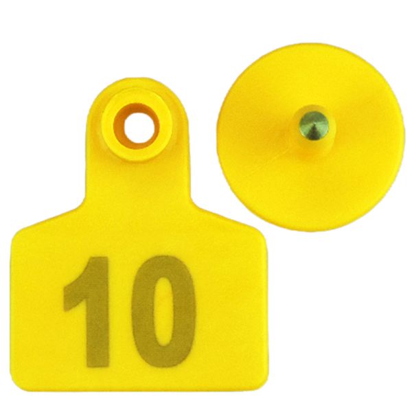 

farm livestock pig ear label number 001-100 copper head earrings pig equipment animal cattle identification card pet supplies