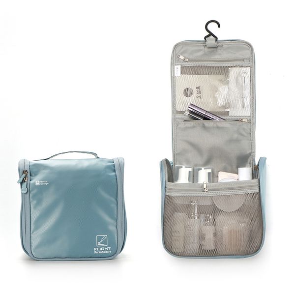 

travel bag portable polyester storage bag high capacity hung waterproof wash simple storage cosmetic unisex