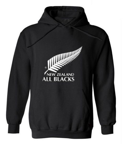 

2019 nfw зеландия all blacks мужчины женщины листья кофты хлопок осень зима мужская толстовки повседневный streetwear jogger костюмы, Black