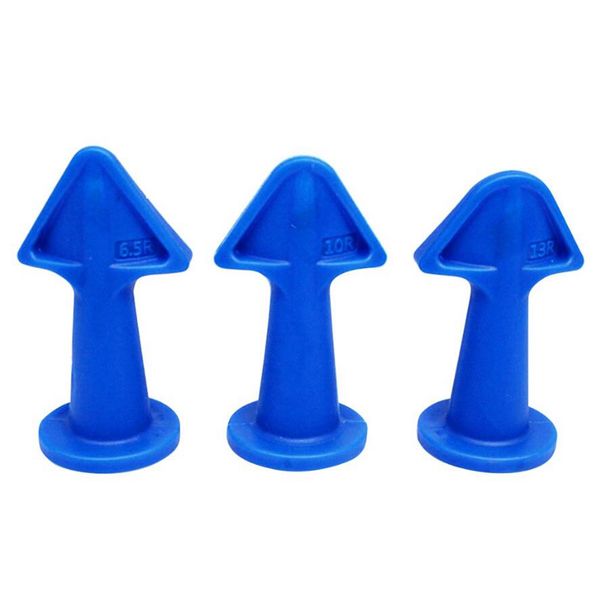 

set of 3 caulking finisher hand tools kit spreader accessory 6.5r 10r 13r