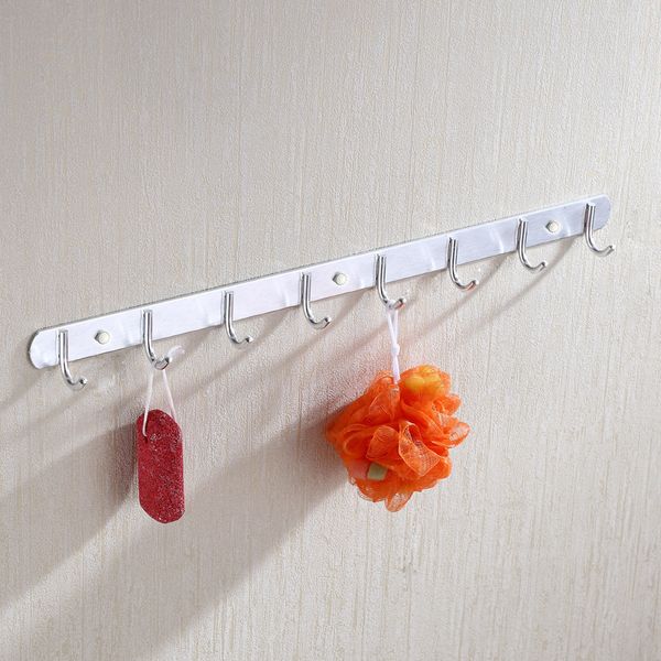

robe hooks space aluminum coat hook solid bathroom wall hanging hat row