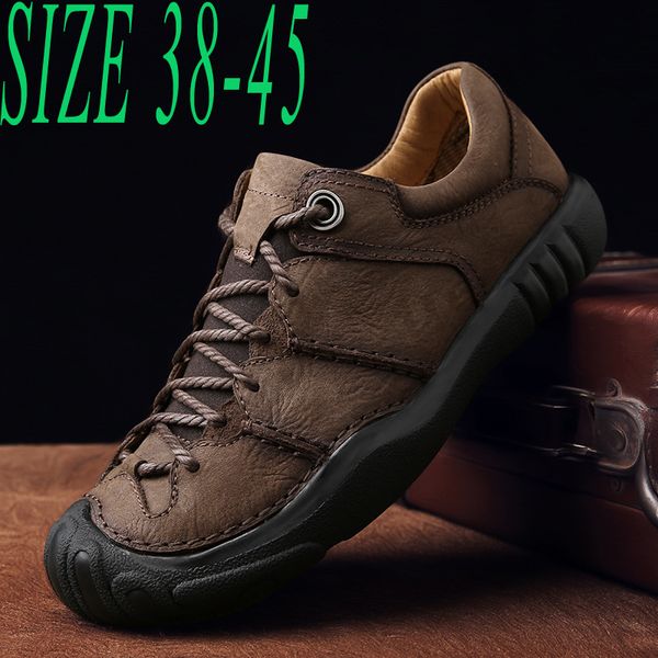 

hiking shoes men wear-resistant spring and autumn genuine leather hiking shoes genuine leather outdoor