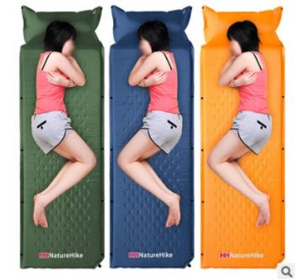 

outdoor camping tent moisture pad widen siesta mat floor mats can be spliced double automatic inflatable cushion