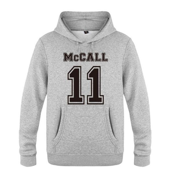 

мужские толстовки teen wolf mccall 11 печатная толстовка мужчины скейт зима флис с длинным рукавом мужская толстовка спортивный костюм хип х, Black