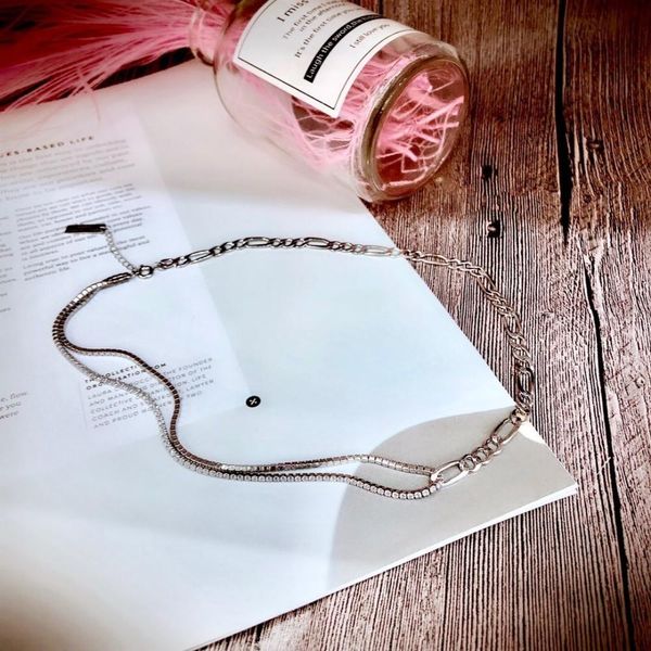 

pendant necklaces women's jewelry 2019 early summer new fashion retro style necklace classic wild casual, Silver